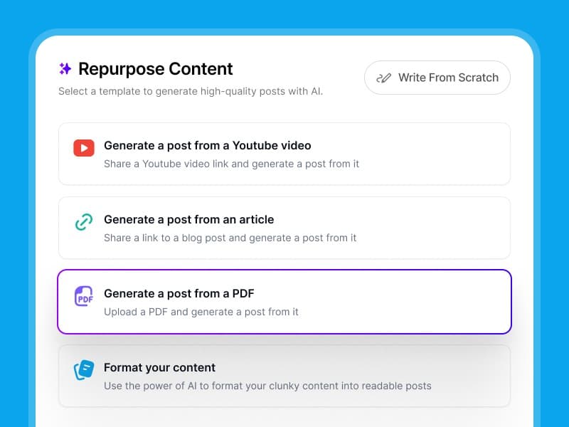 Supergrow repurpose and scheduling templates