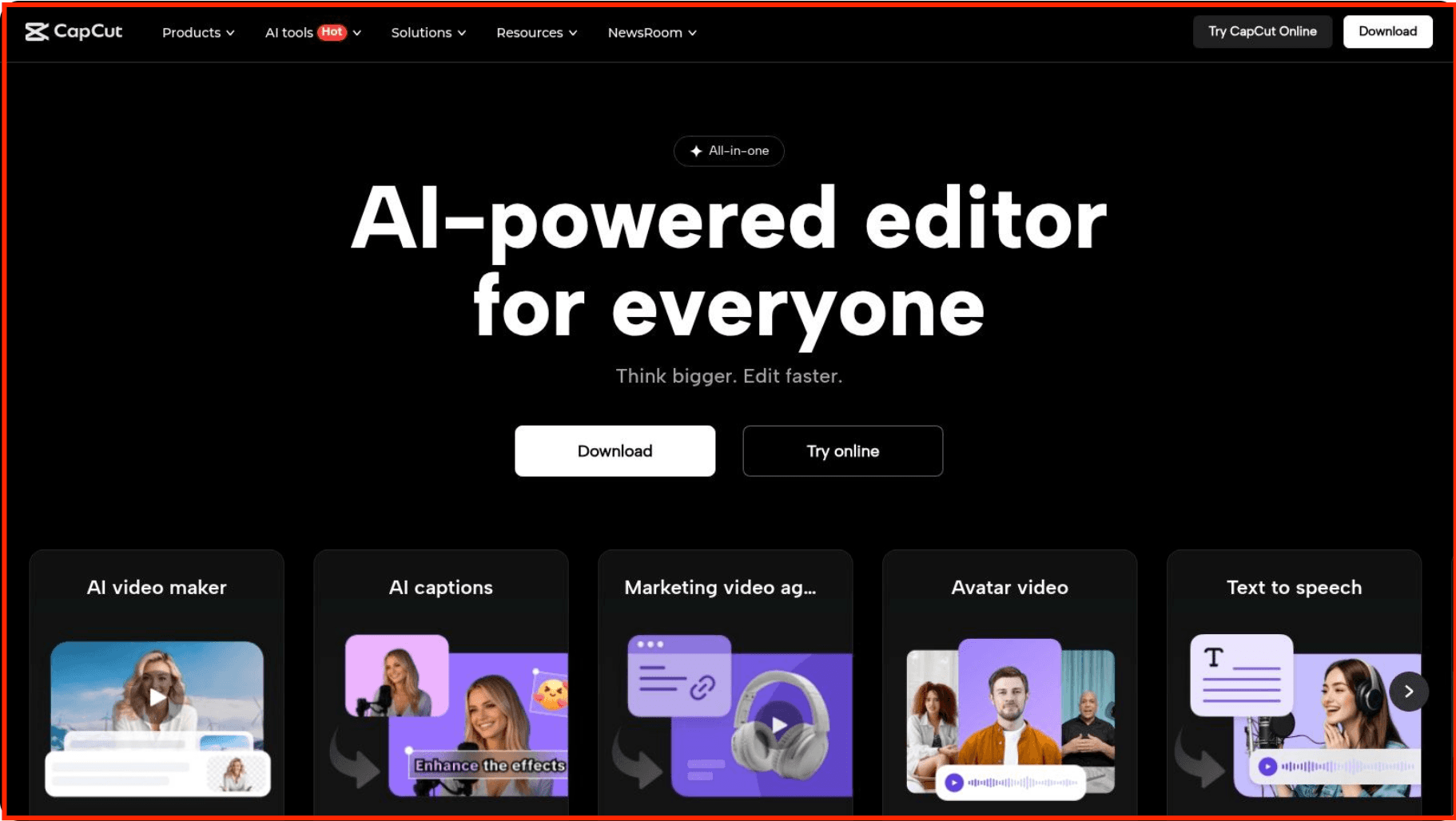 TODO: describe image for 5. CapCut — AI-Assisted Short-Form Video Editing