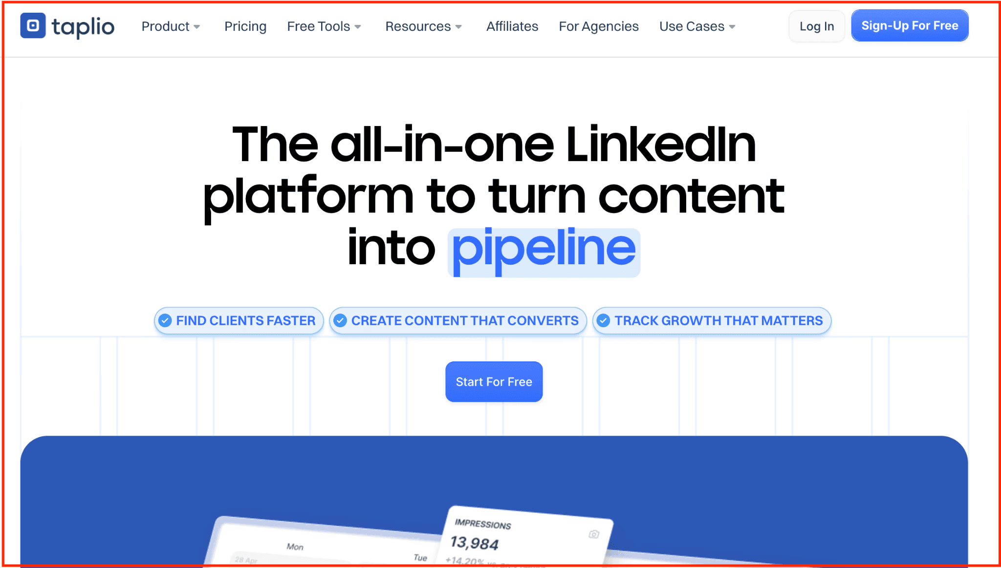 Taplio is another strong alternative to AuthoredUp