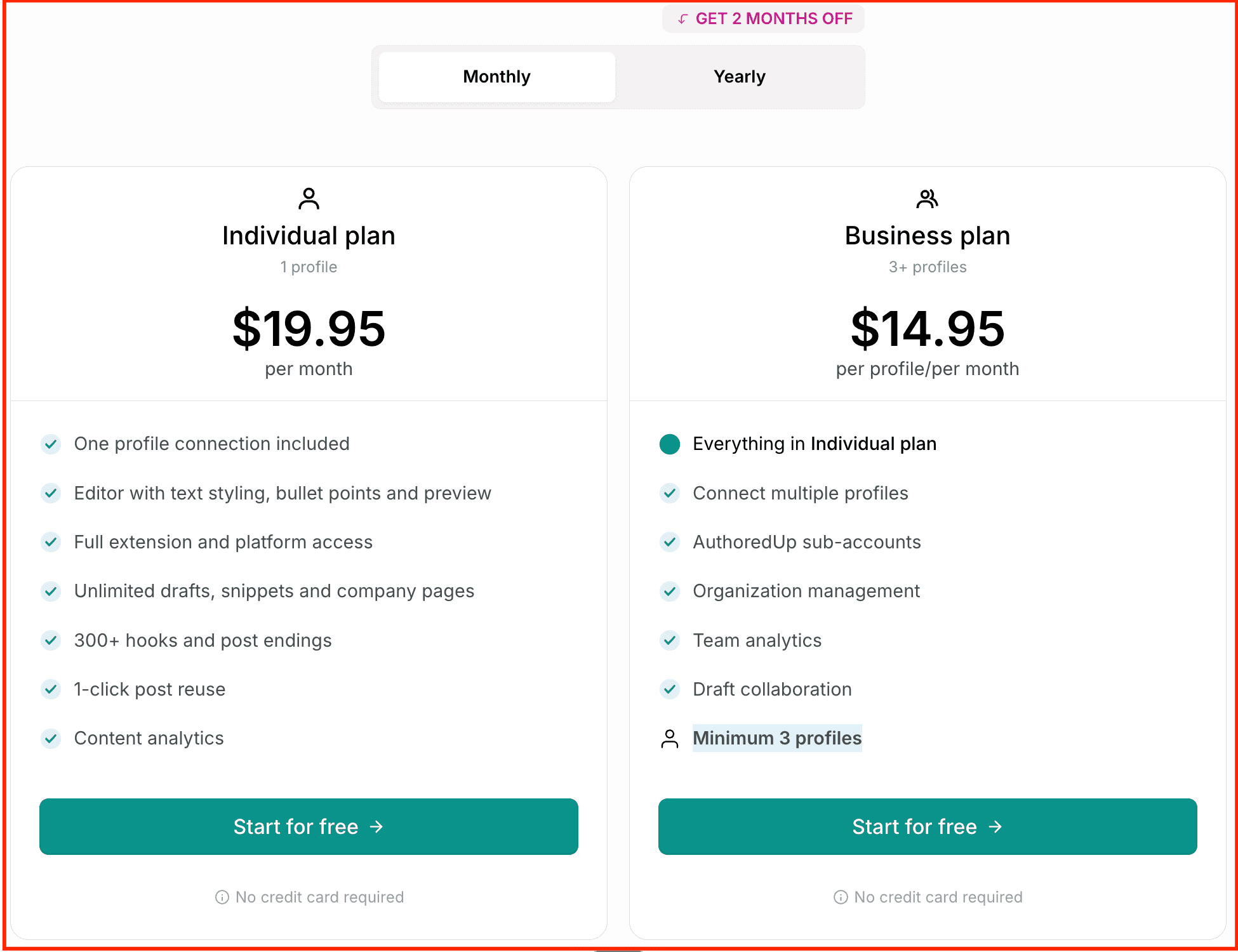 TODO: describe image for AuthoredUp Pricing