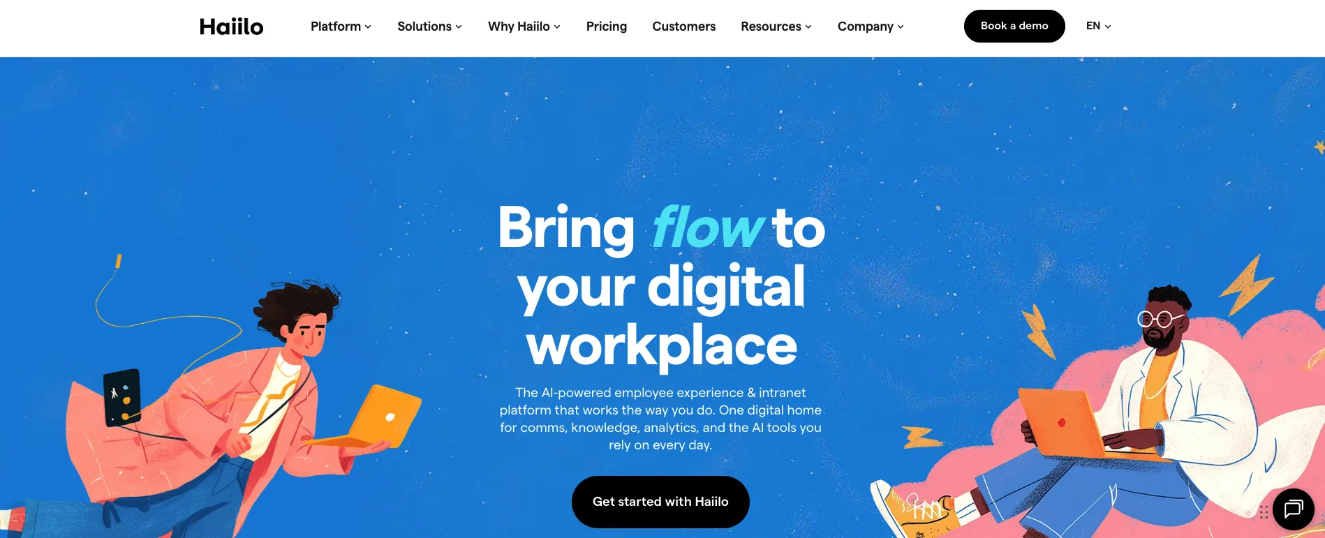 Haiilo internal communications and employee advocacy platform