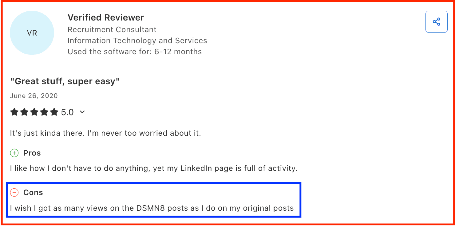 TODO: describe image for What Real Users Say About DSMN8