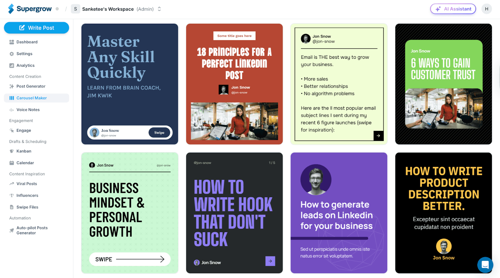 TODO: describe image for 2. Maintain Visual Consistency With Brand Kit & Carousels