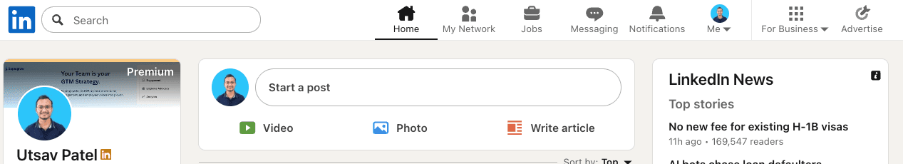 TODO: describe image for Step 1- Start a new post