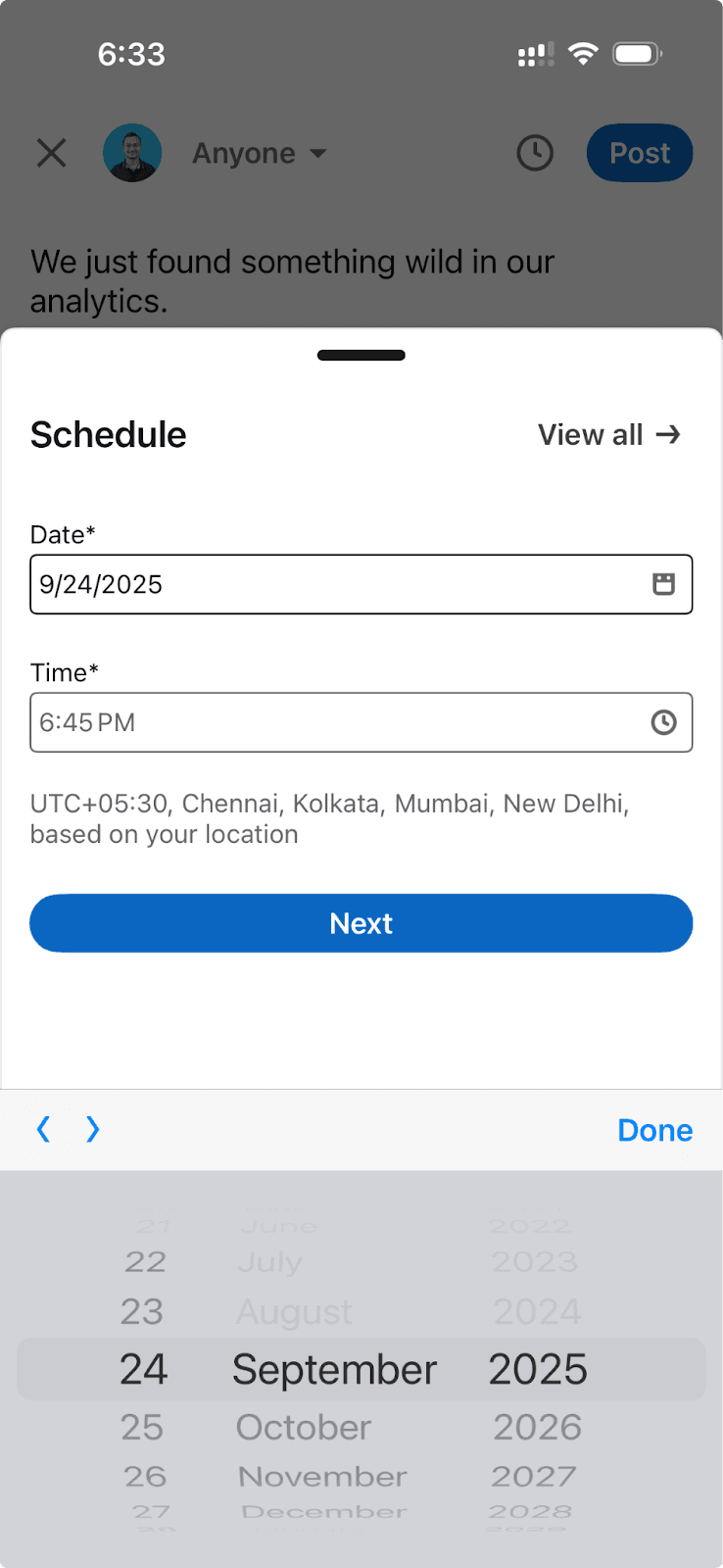 TODO: describe image for Step 4- Select your date and time