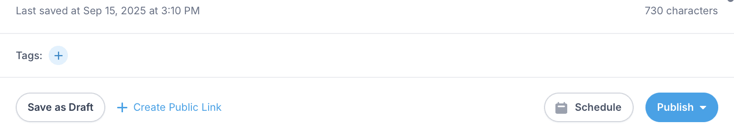 TODO: describe image for Step 2- Scheduling your post