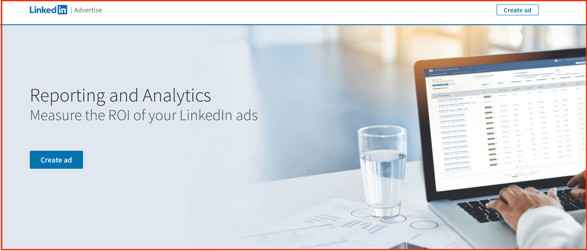 TODO: describe image for 10.LinkedIn Native Analytics