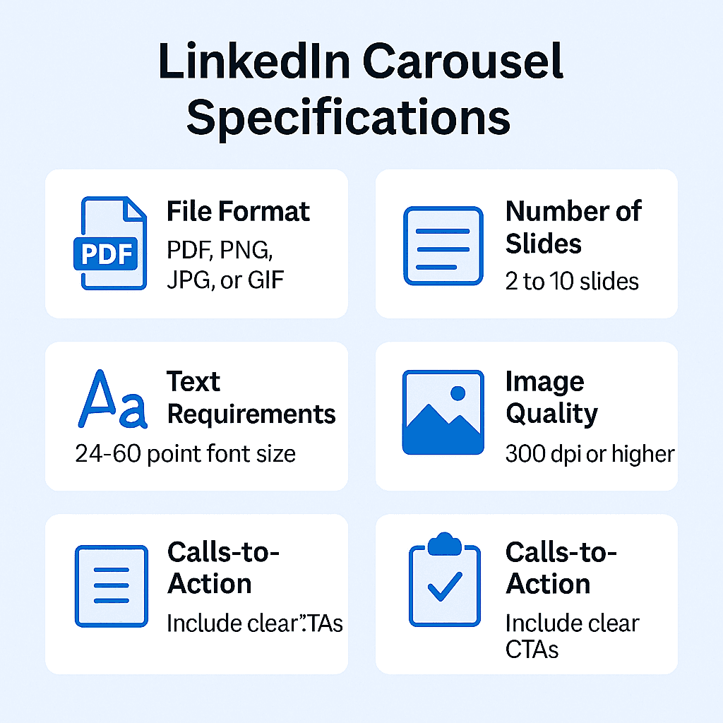 TODO: describe image for LinkedIn Carousel Specifications