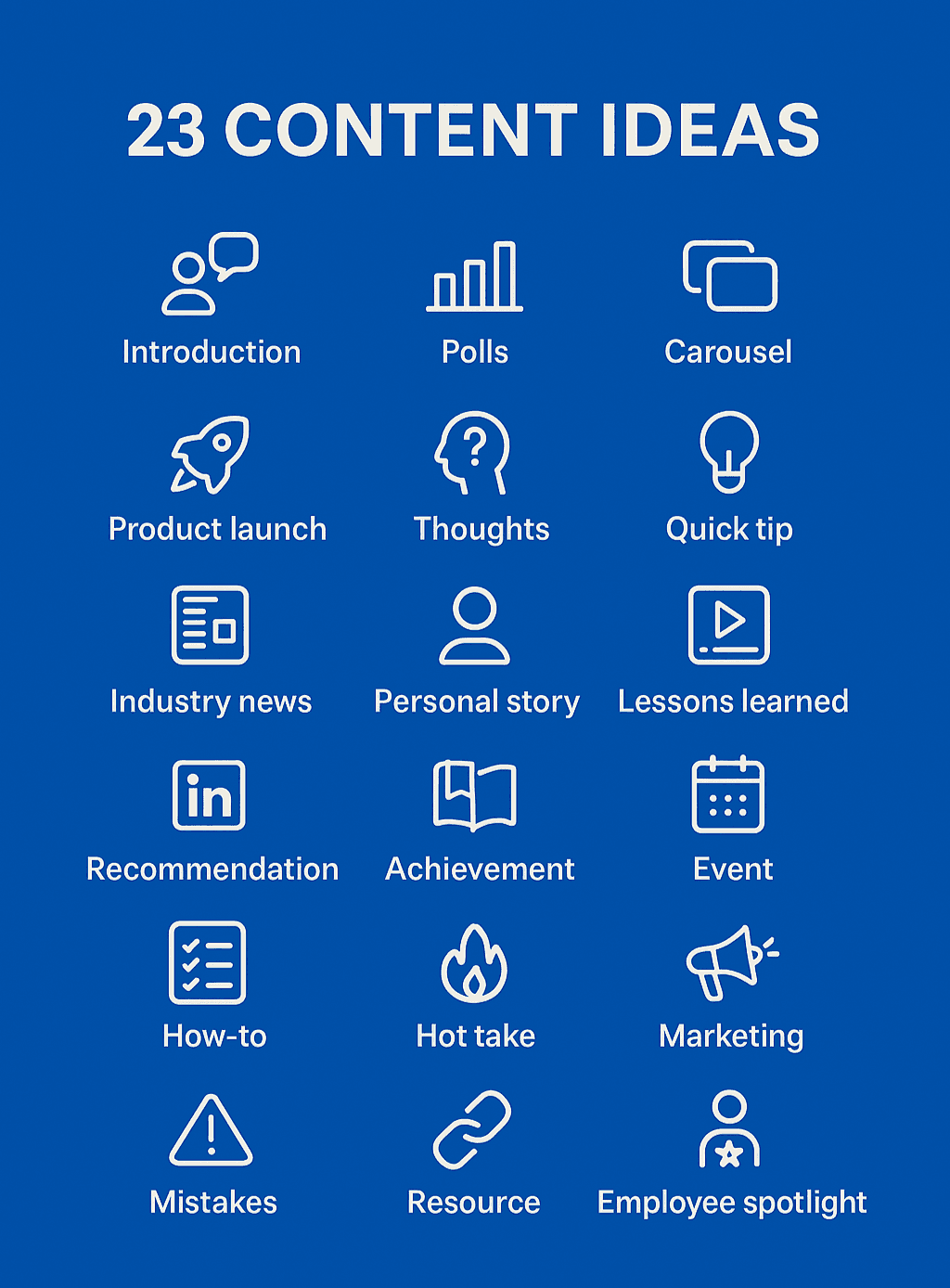 linkedin content ideas