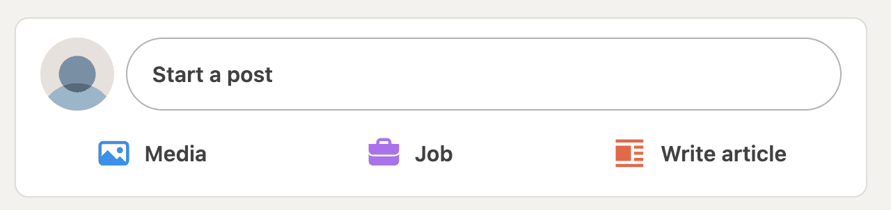 TODO: describe image for How to Save Draft Posts on LinkedIn (Desktop)?