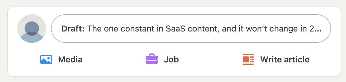 TODO: describe image for How to Find Draft Posts on LinkedIn (Desktop)