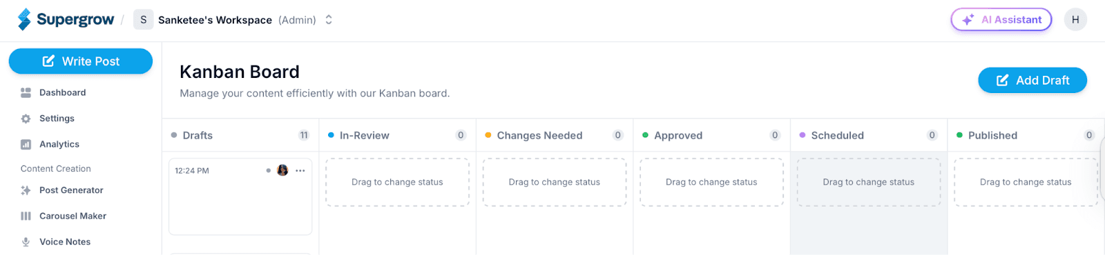 TODO: describe image for Schedule Content for Consistency & Efficiency