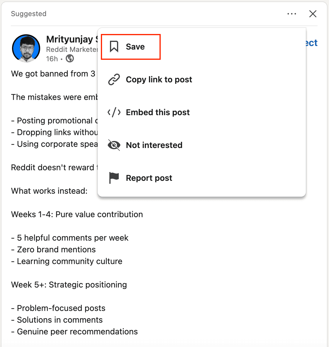 TODO: describe image for Step 2: Click “Save” from the Dropdown