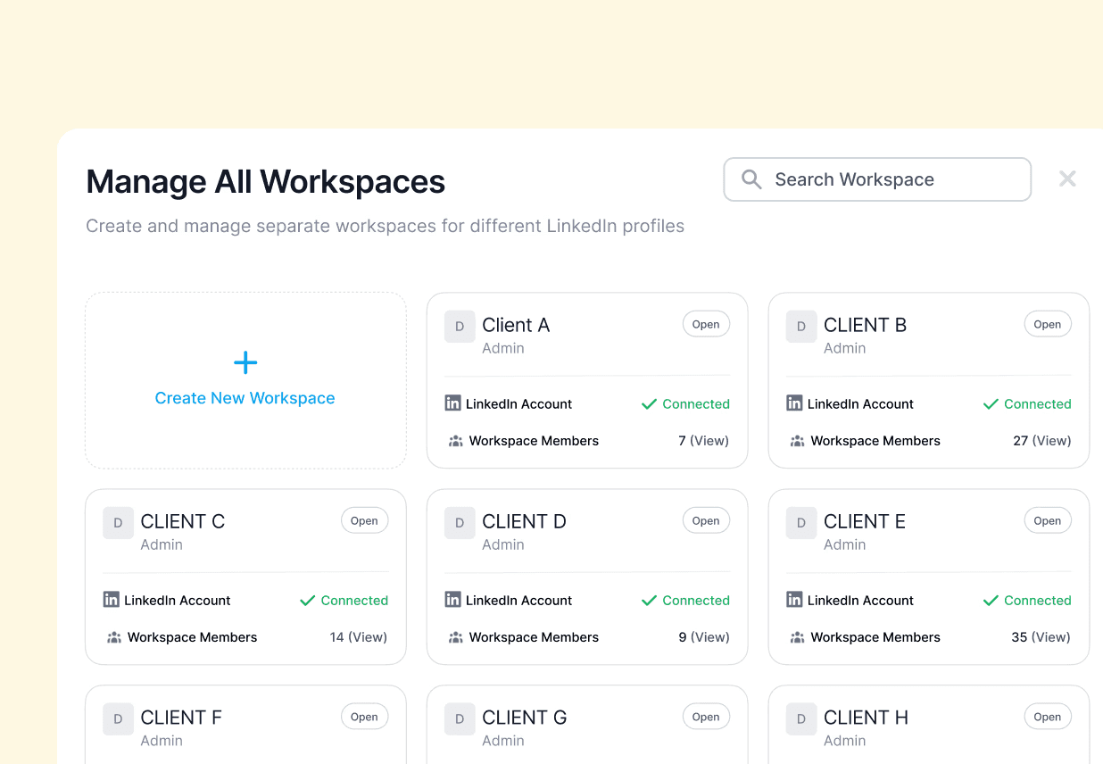 TODO: describe image for How to Use Supergrow to Manage Multiple LinkedIn Accounts