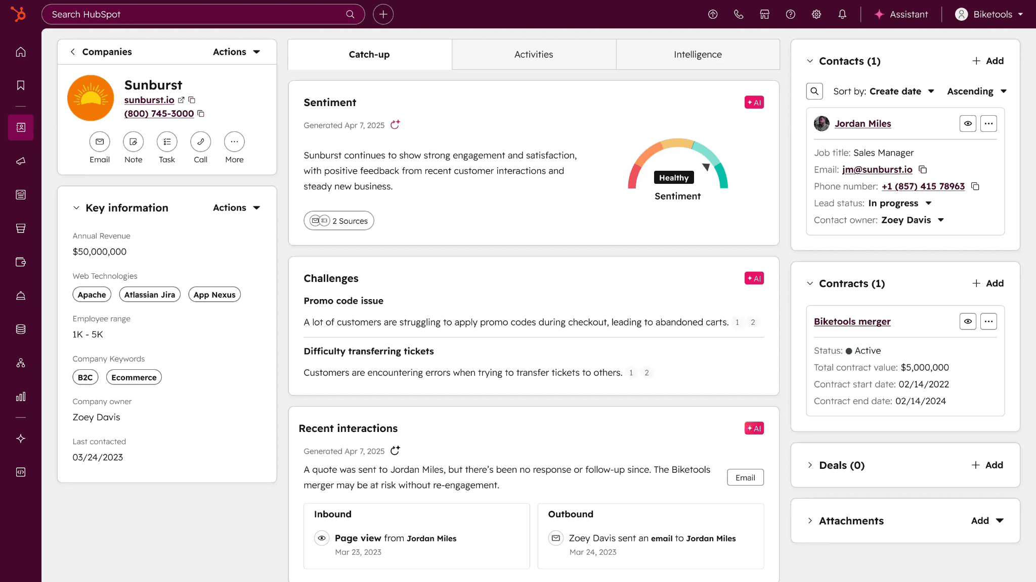 HubSpot CRM – Client Acquisition & Sales