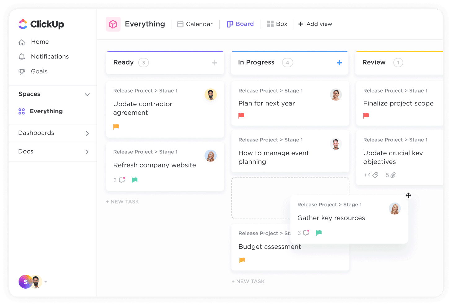 TODO: describe image for ClickUp – Internal Operations & Team Management