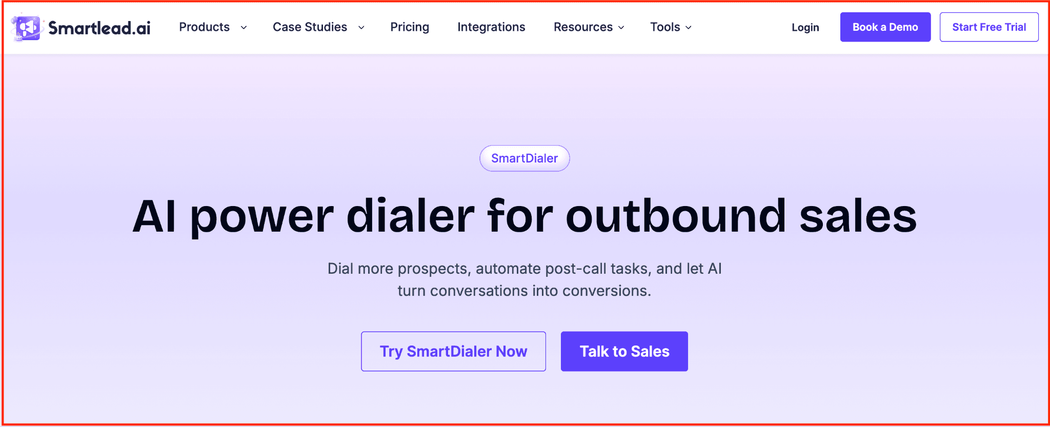 TODO: describe image for Smartlead — AI Power Dialer + Cold Email Platform