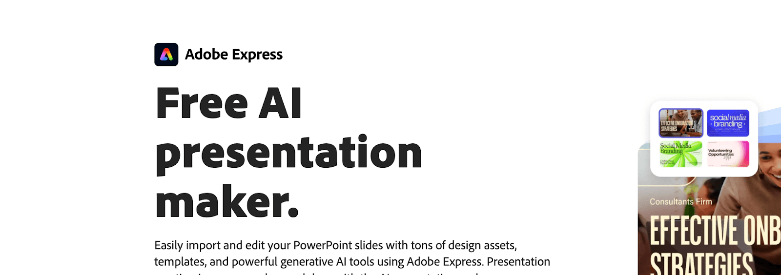Adobe as Fast Creative Design software used by marketing agencies
