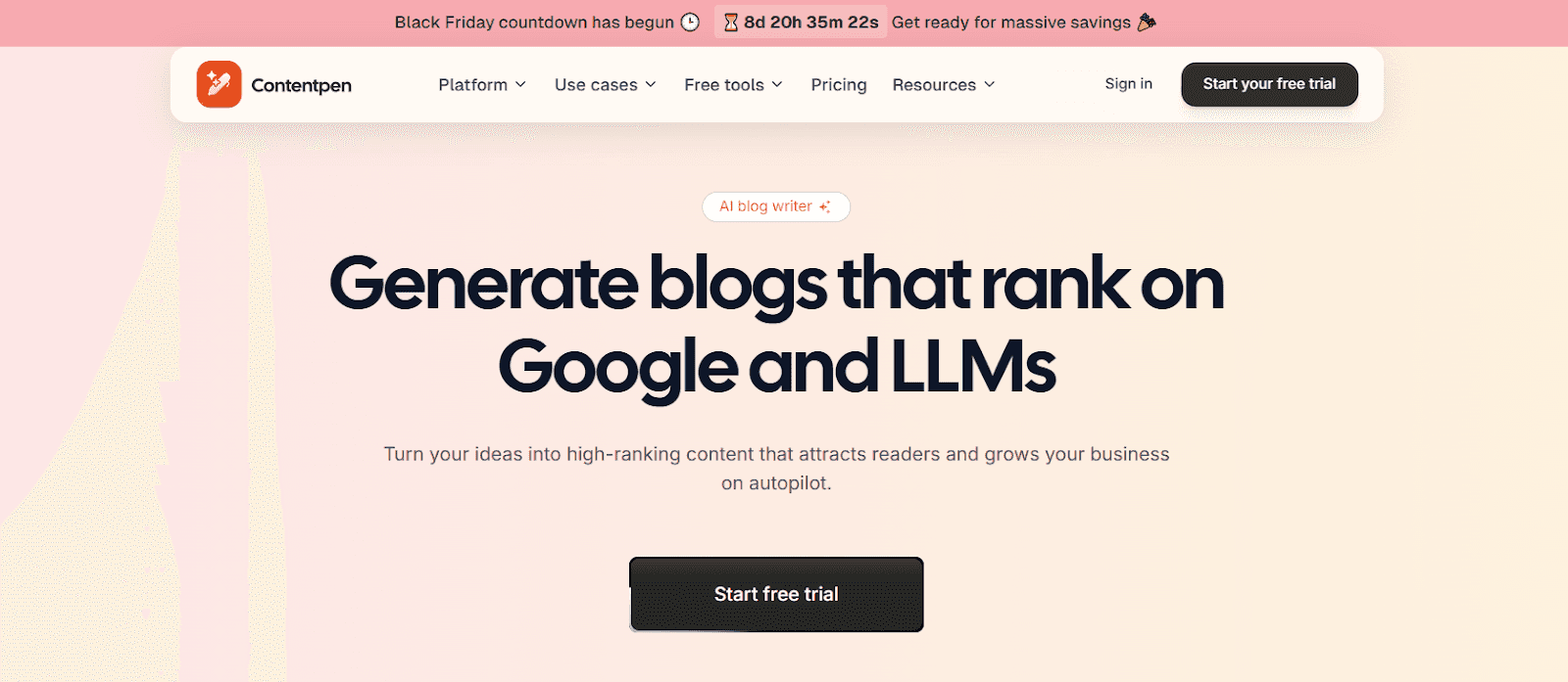 Contentpen.ai is an AI software Automated Blog Creation for marketing agencies
