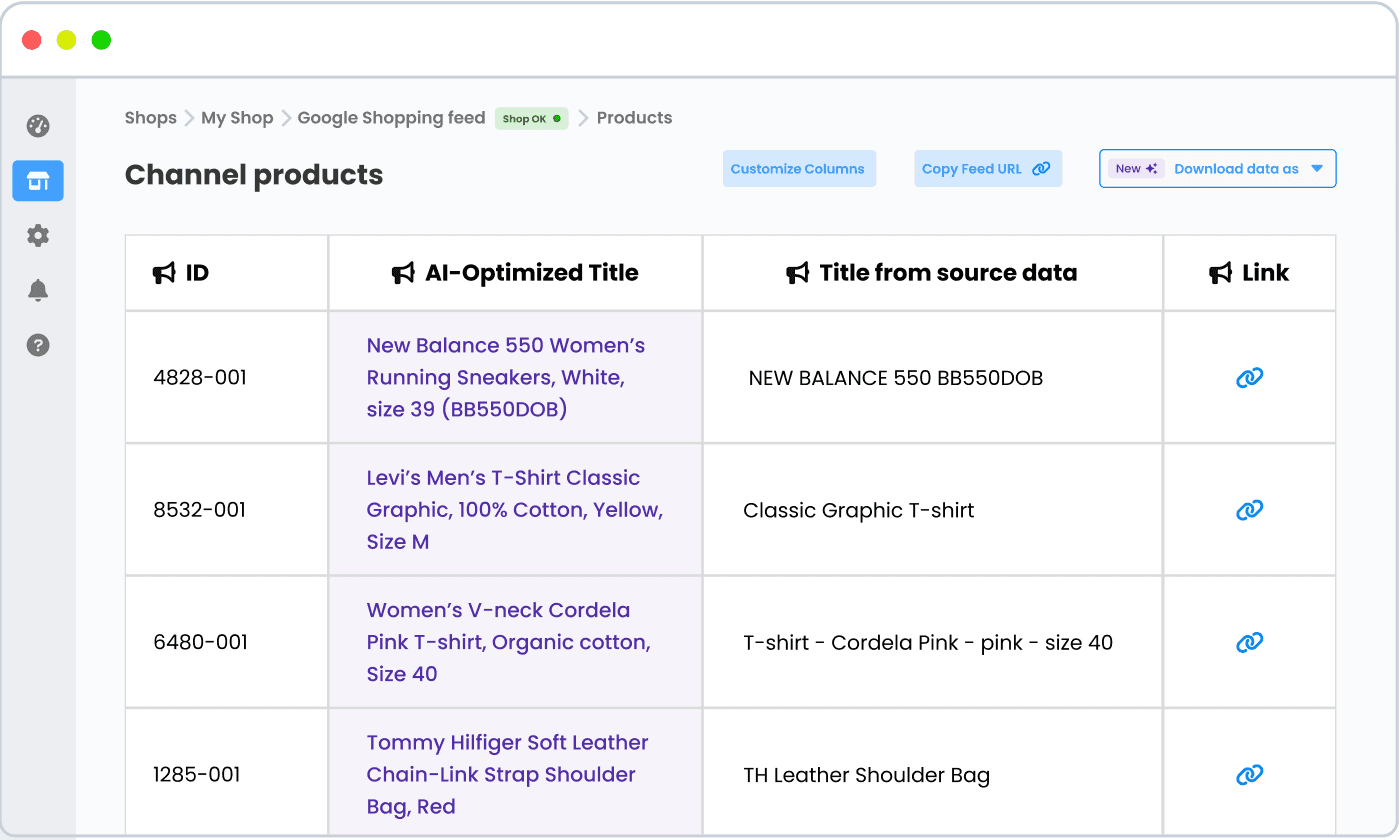 DataFeedWatch is Product Feed Optimization tool used my marketing agencies managing large product listicle content