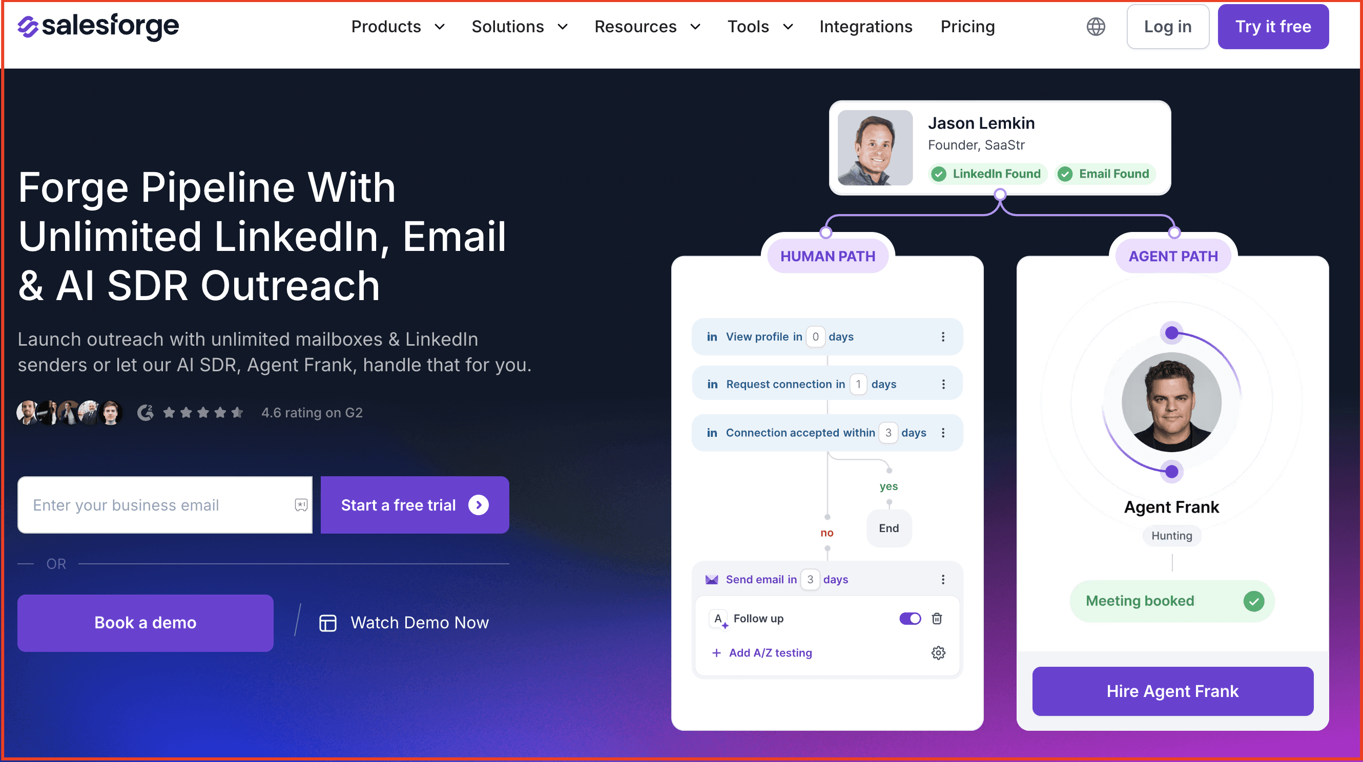 TODO: describe image for Salesforge — AI Sales Outreach Automation