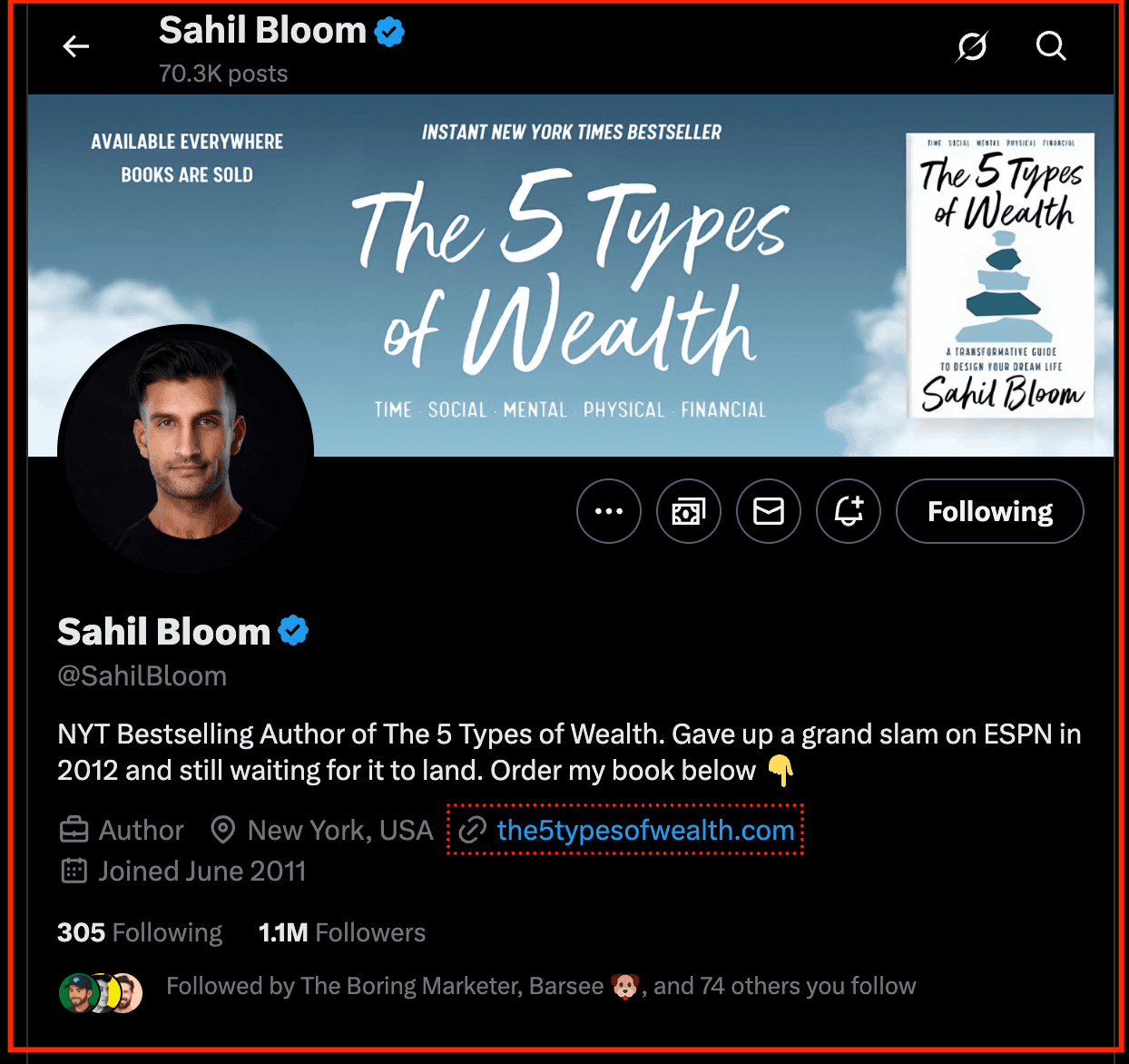TODO: describe image for Sahil Bloom: A viral thread writer turned thought leader
