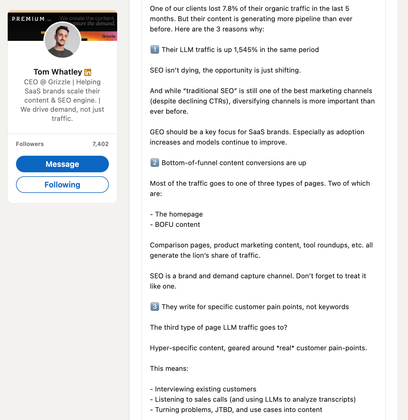 TODO: describe image for Turn customer wins or testimonials into story posts