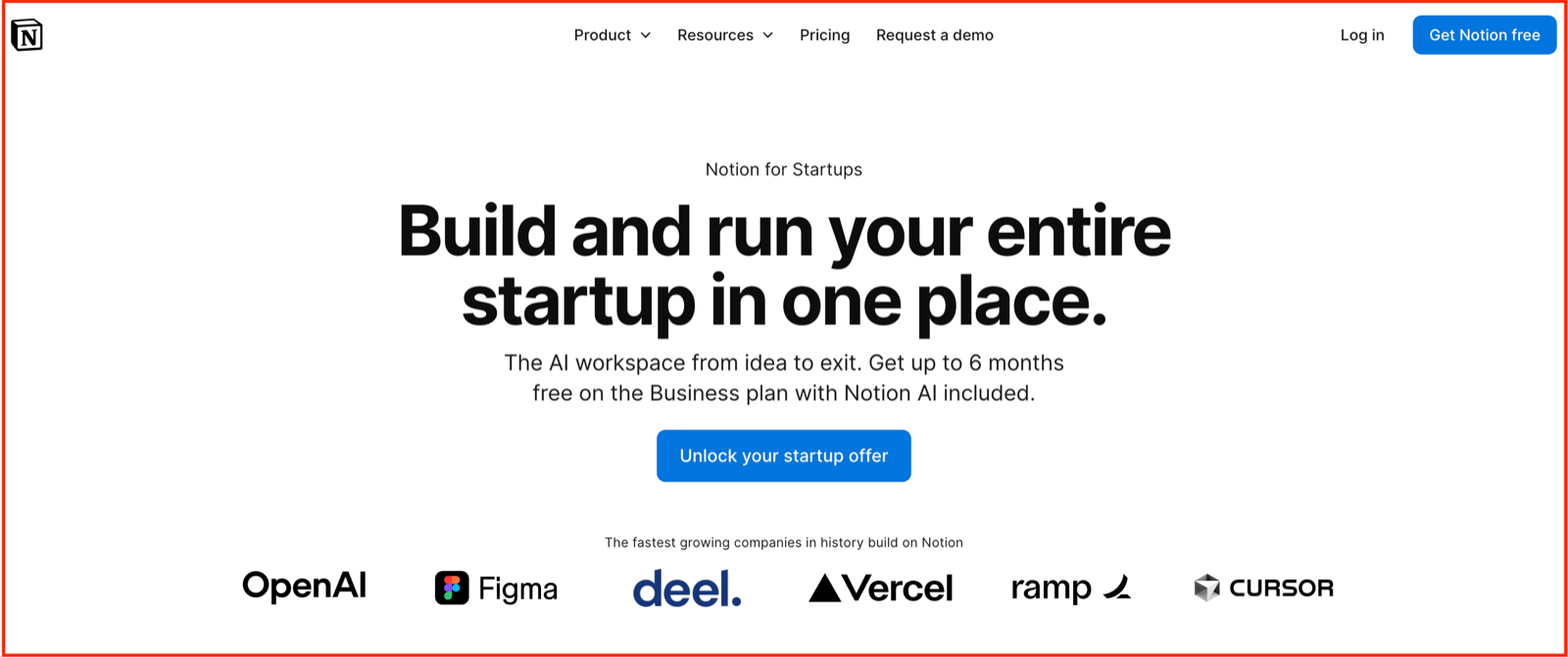Notion screenshot