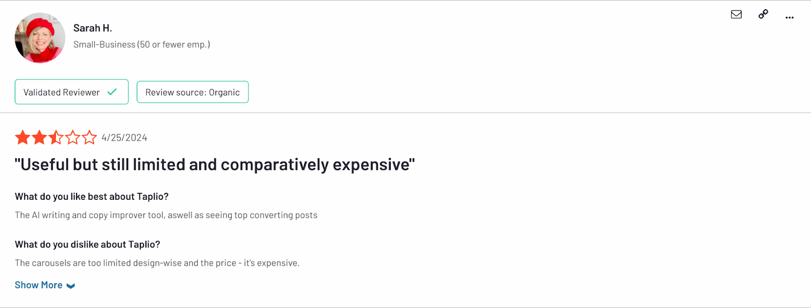TODO: describe image for Taplio Reviews