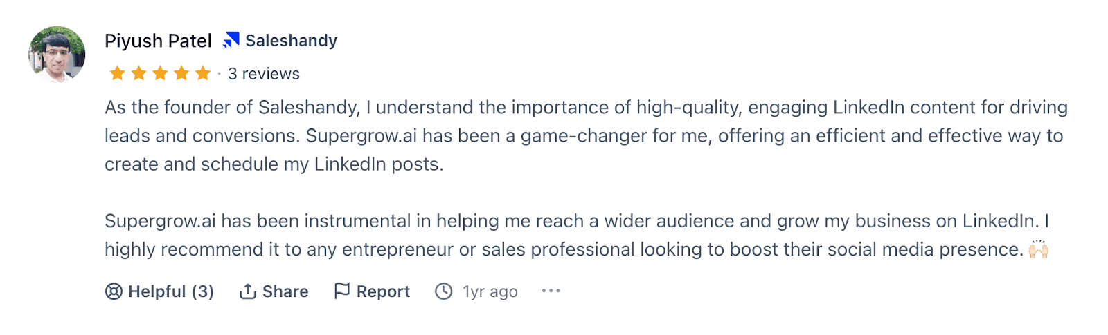 TODO: describe image for Supergrow Reviews